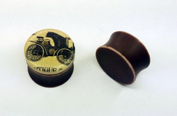 Fahrzeug Knopf Plugs 18mm Paar 1,8cm Tunnel Steam